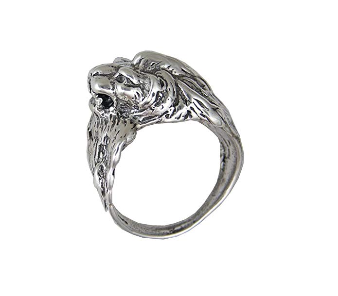A Spectacular Sterling Lion Head Ring for All Those Leo's…Made in America