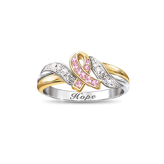 Engraved Women's Ring: Hope's Embrace by The Bradford Exchange